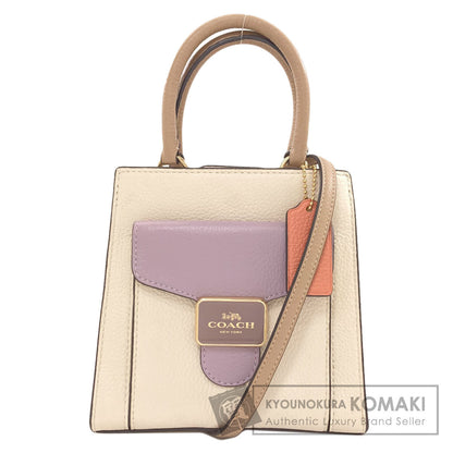 COACH CA620 Mini Pepper 2WAY Handbag PVC Ladies [Used]