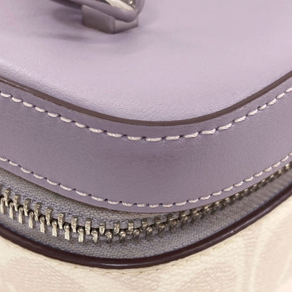 COACH CJ522 Train Case 2WAY Handbag PVC LeatherLadies [Used]