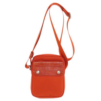 Longchamp Embossing Shoulder Bag Nylon Ladies [Used]