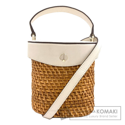 kate spade Mini Bucket Basket Bag (2-Way) Shoulder Bag Leather RattanLadies [Used]