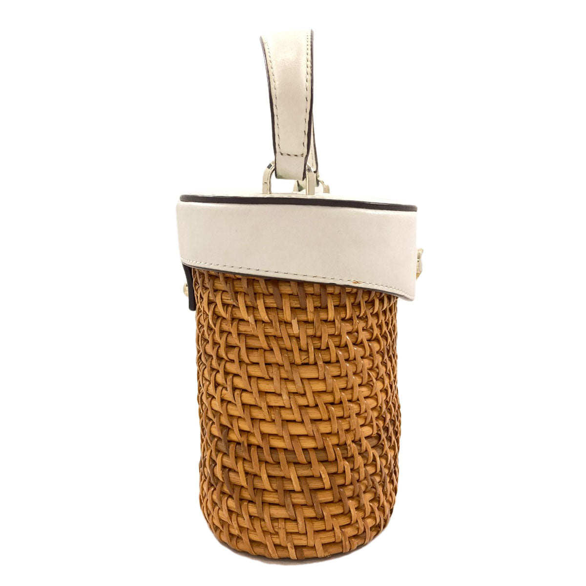 kate spade Mini Bucket Basket Bag (2-Way) Shoulder Bag Leather RattanLadies [Used]
