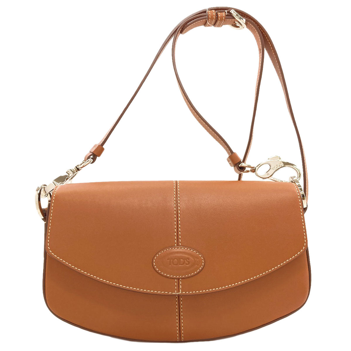TODS logo Shoulder Bag Calf Ladies [Used]