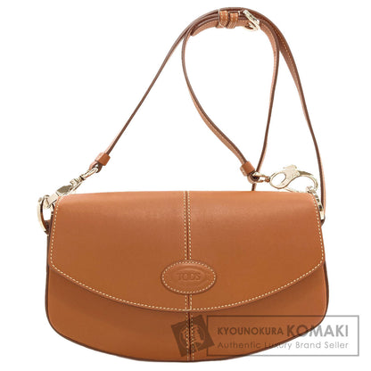 TODS logo Shoulder Bag Calf Ladies [Used]