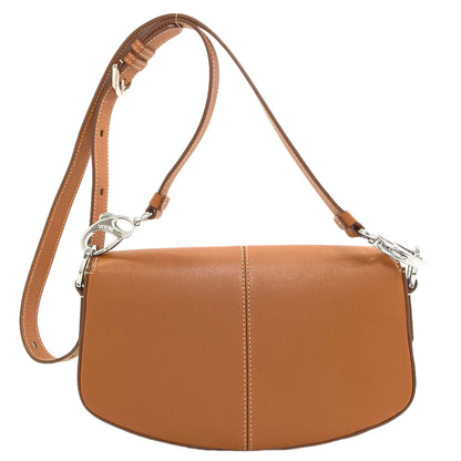 TODS logo Shoulder Bag Calf Ladies [Used]