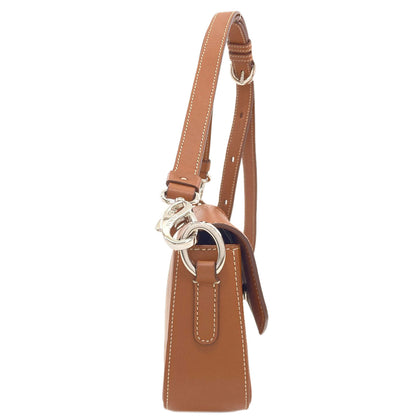 TODS logo Shoulder Bag Calf Ladies [Used]