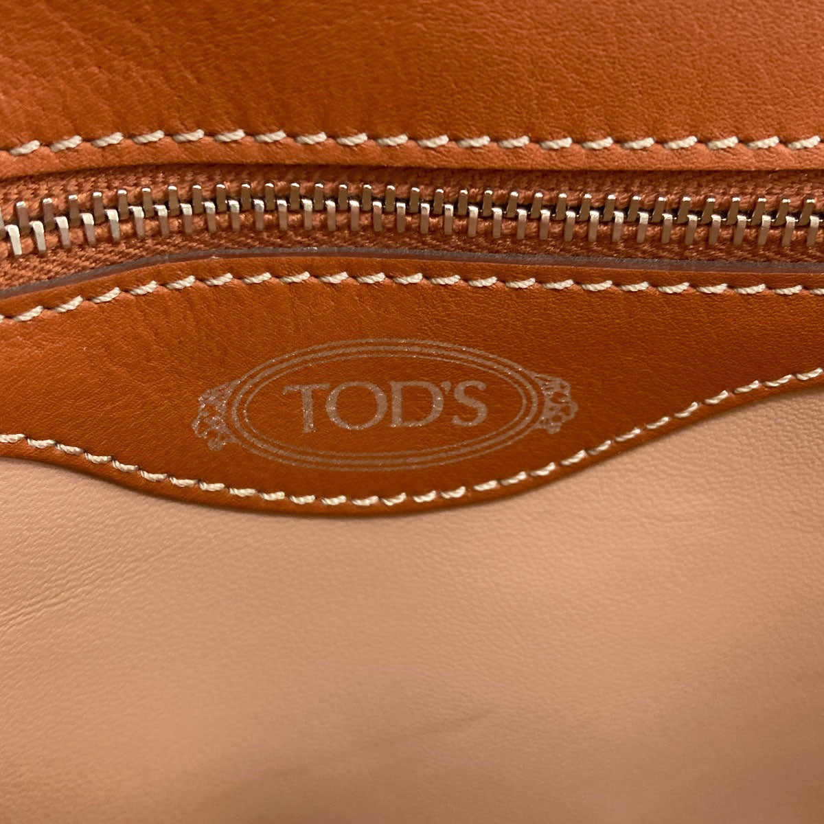 TODS logo Shoulder Bag Calf Ladies [Used]