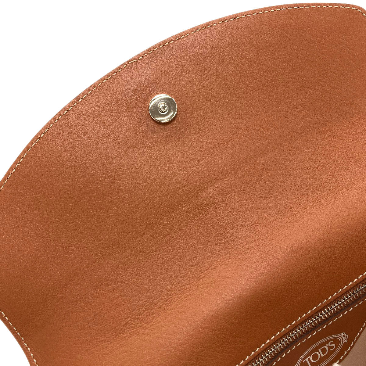 TODS logo Shoulder Bag Calf Ladies [Used]