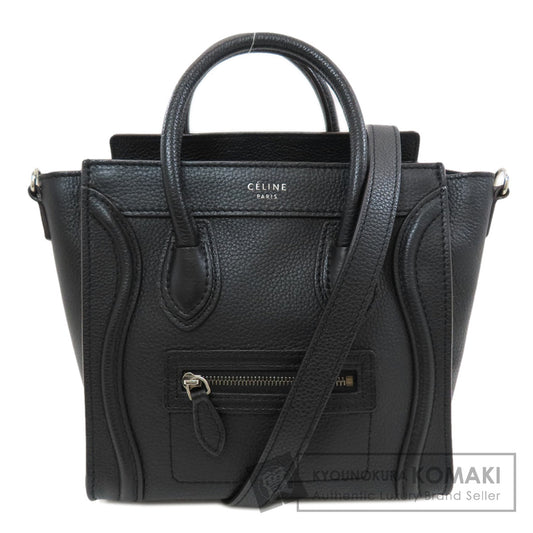 CELINE Luggage nano 2 WAY Tote Bag Calf Ladies [Used]