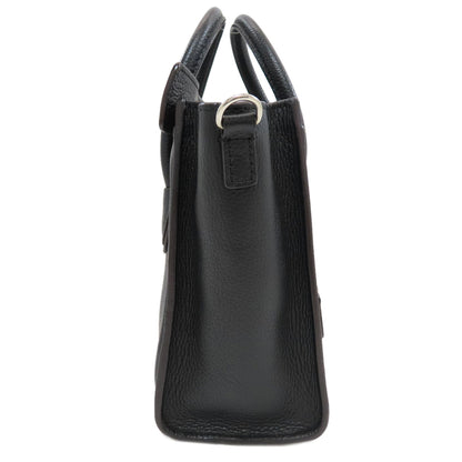CELINE Luggage nano 2 WAY Tote Bag Calf Ladies [Used]