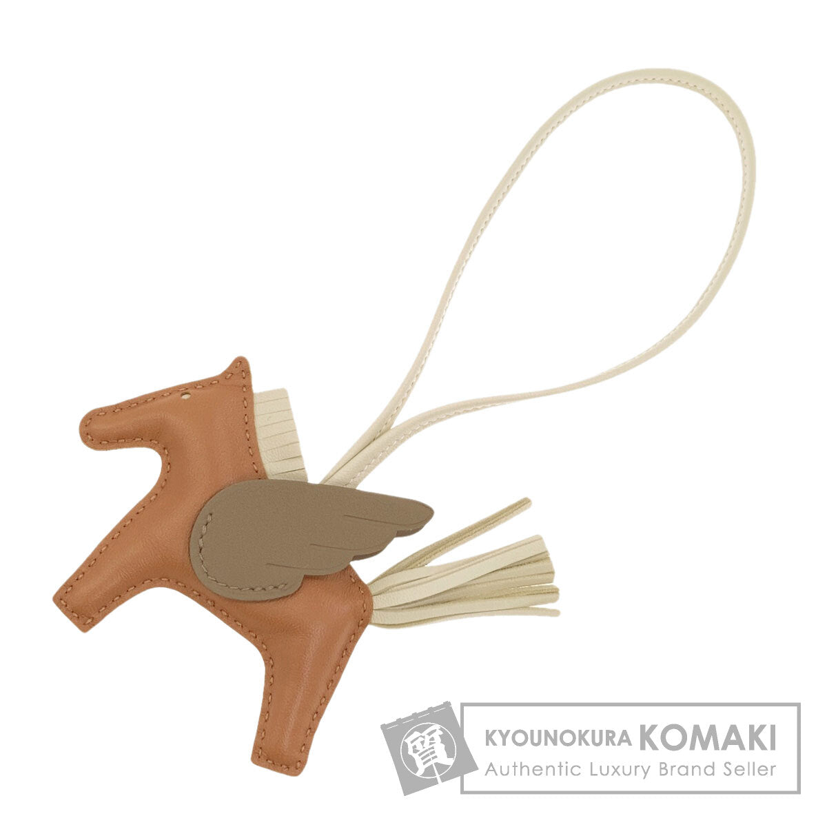 HERMES Rodeo Charm PM Pegasus key ring Anyo Miro Ladies [Used]