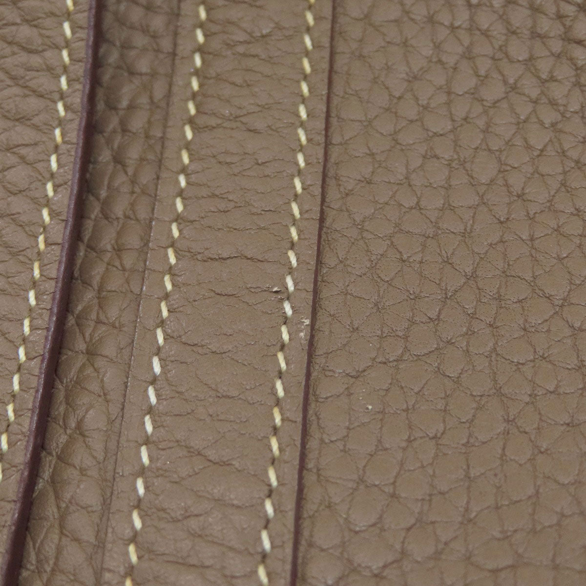HERMES Picotin Lock PM Etoupe SilverHardware Handbag Taurillon Clemence Ladies [Used]