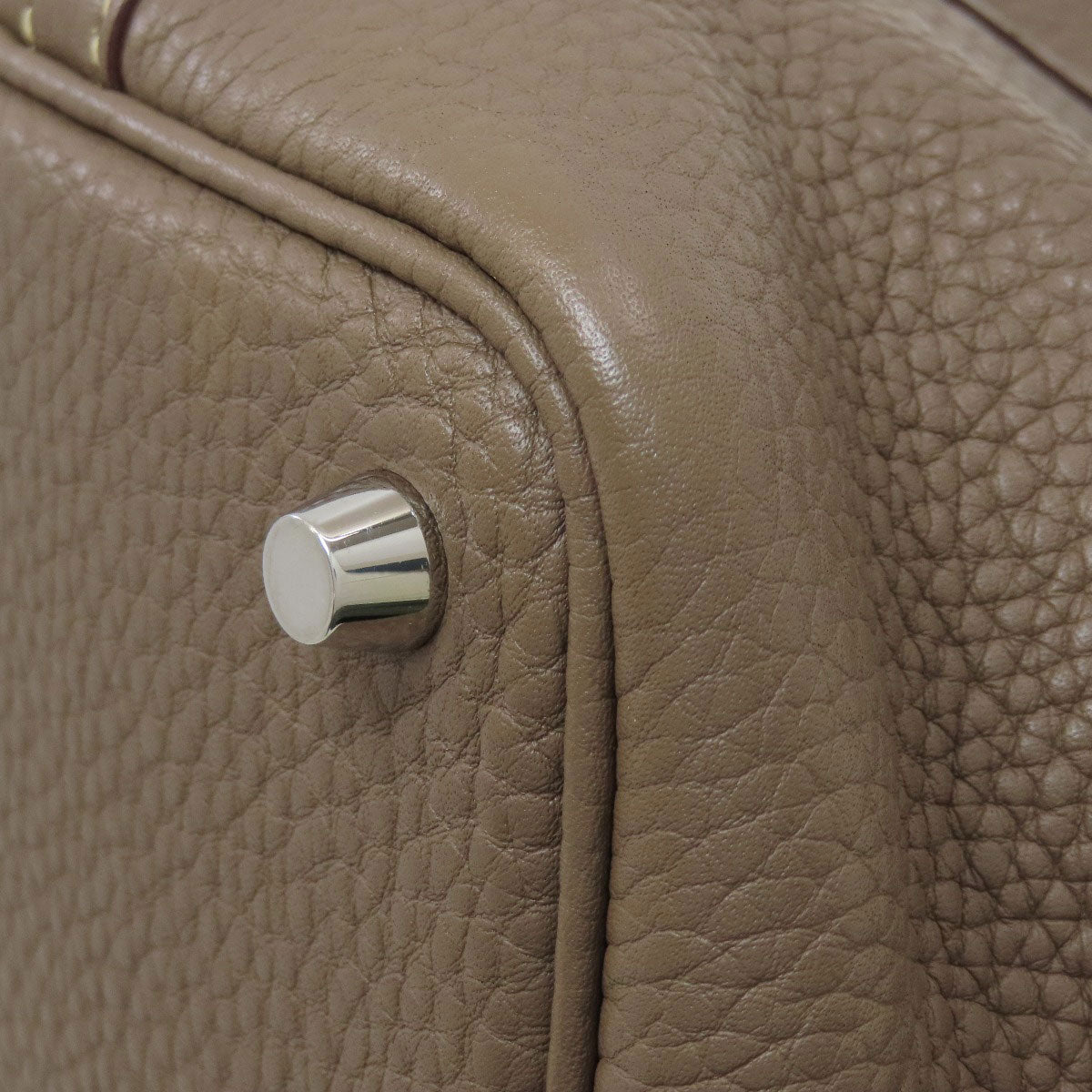 HERMES Picotin Lock PM Etoupe SilverHardware Handbag Taurillon Clemence Ladies [Used]