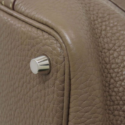 HERMES Picotin Lock PM Etoupe SilverHardware Handbag Taurillon Clemence Ladies [Used]