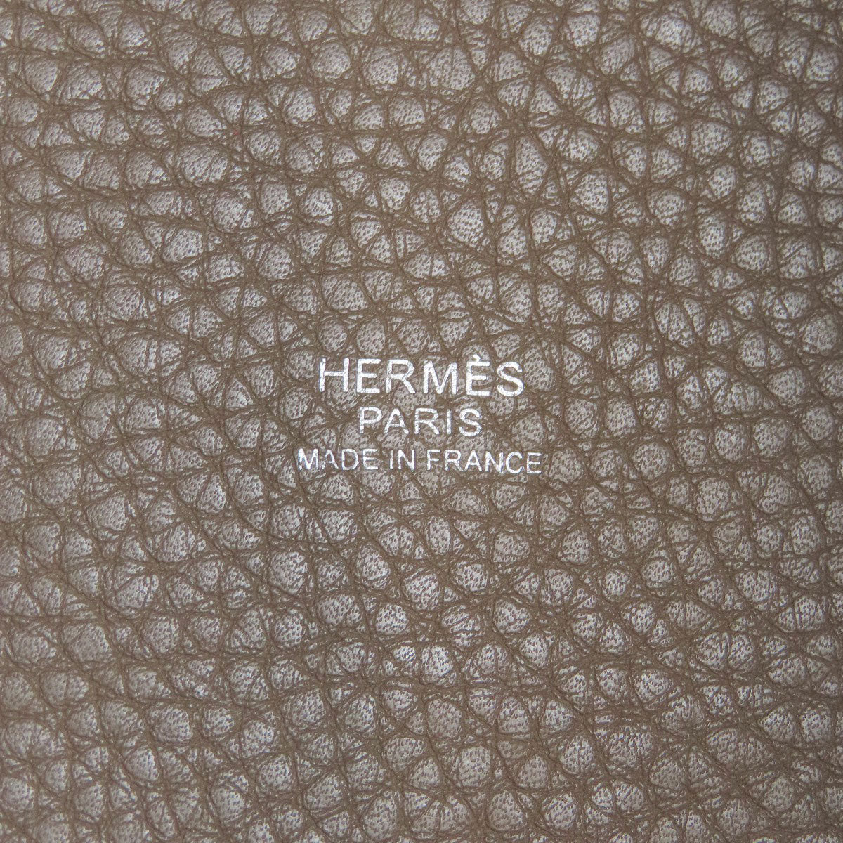 HERMES Picotin Lock PM Etoupe SilverHardware Handbag Taurillon Clemence Ladies [Used]