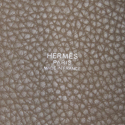 HERMES Picotin Lock PM Etoupe SilverHardware Handbag Taurillon Clemence Ladies [Used]