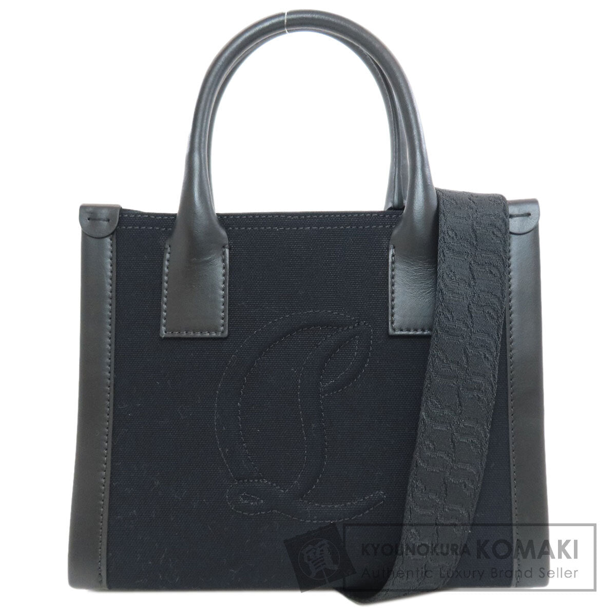 Christian Louboutin By My Side 2WAY Handbag Canvas Ladies [Used]
