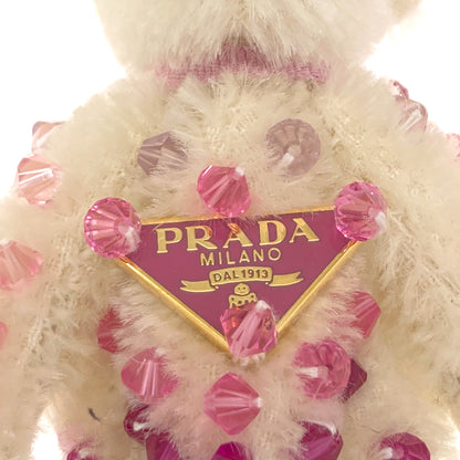 PRADA Beatrick key ring Brass Ladies [Used]