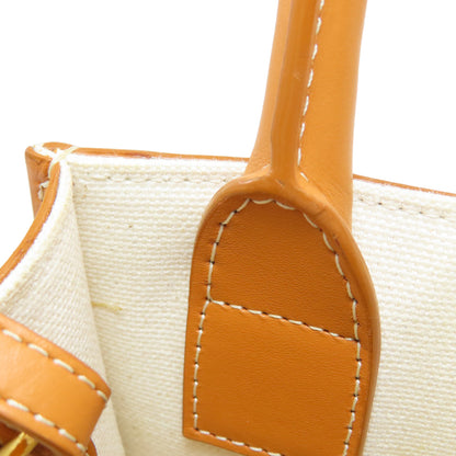 CELINE Mini Vertical Cover 2WAY Handbag Canvas Ladies [Used]