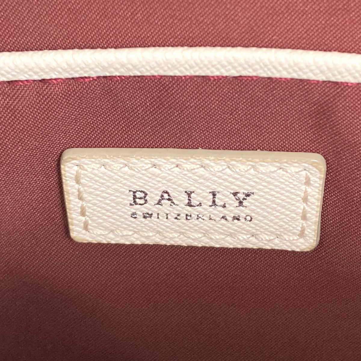 BALLY Long Shoulder Bally Stripe Shoulder Bag Leather Ladies [Used]