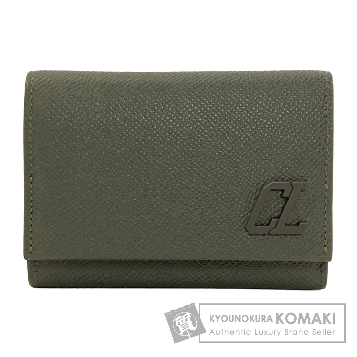 Christian Louboutin Groovy Tri-fold wallet (with Coin Pocket) Leather Ladies [Used]