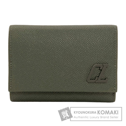 Christian Louboutin Groovy Tri-fold wallet (with Coin Pocket) Leather Ladies [Used]