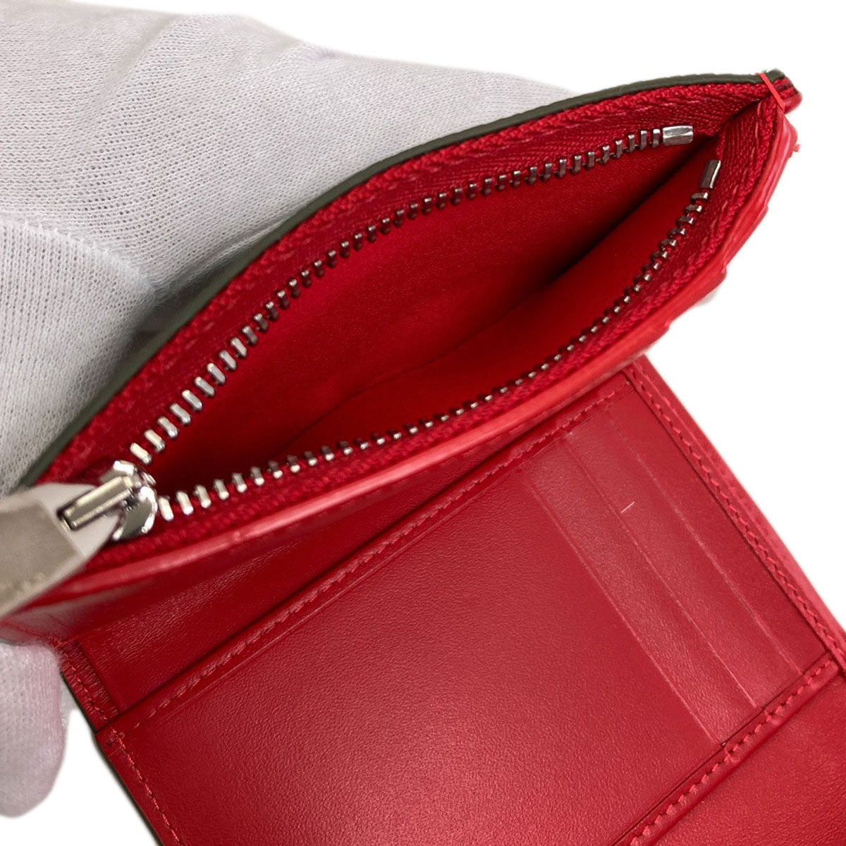 Christian Louboutin Groovy Tri-fold wallet (with Coin Pocket) Leather Ladies [Used]