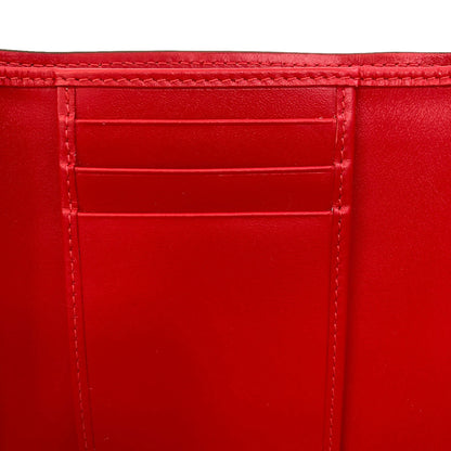 Christian Louboutin Groovy Tri-fold wallet (with Coin Pocket) Leather Ladies [Used]
