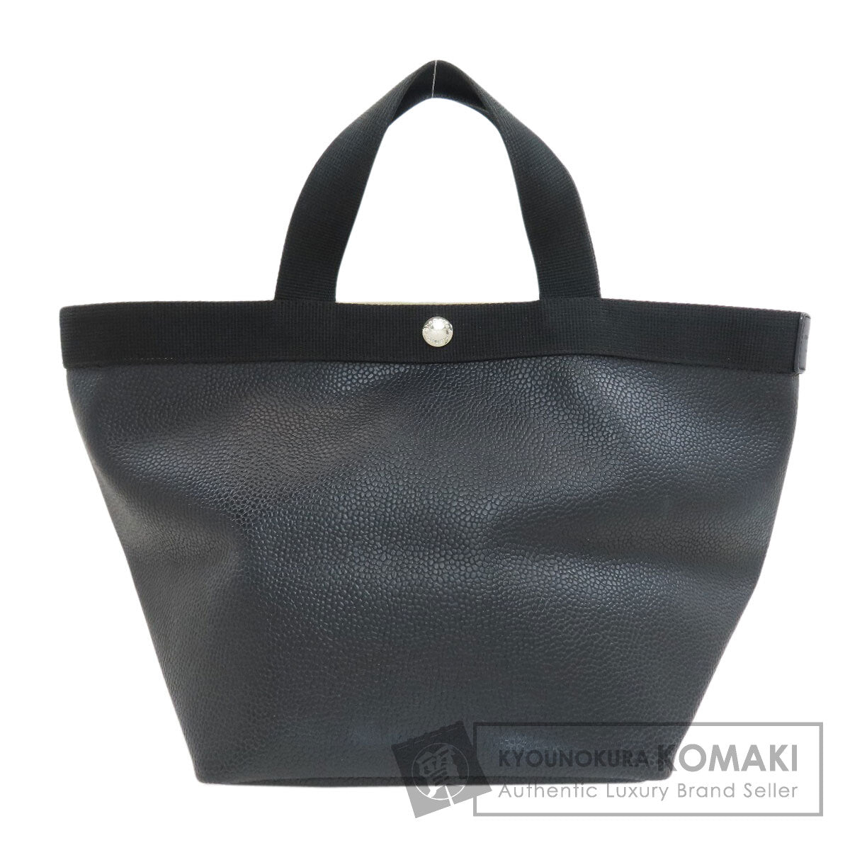 Herve Chapelier Boat-shaped tote Handbag Leather Ladies [Used]