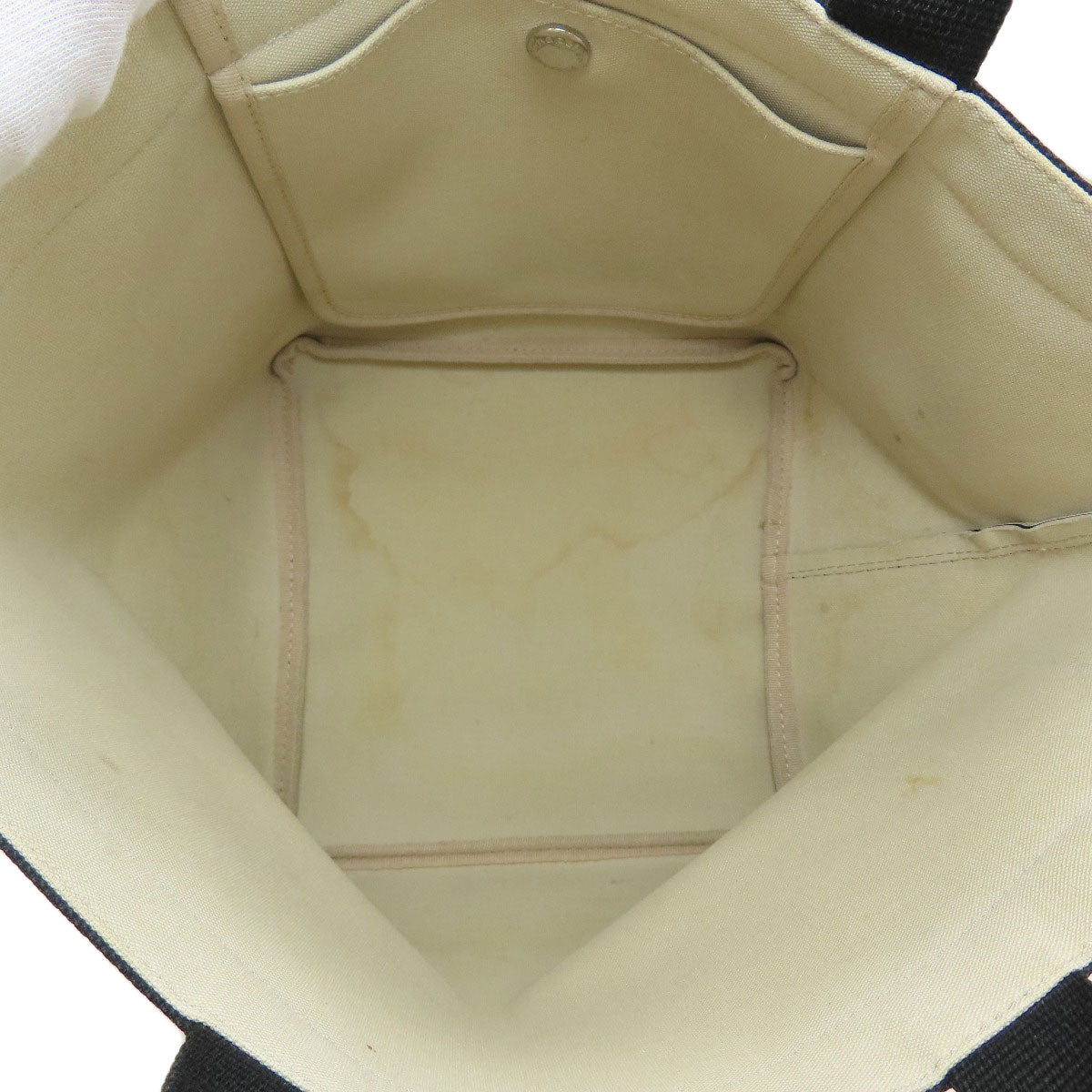 Herve Chapelier Boat-shaped tote Handbag Leather Ladies [Used]