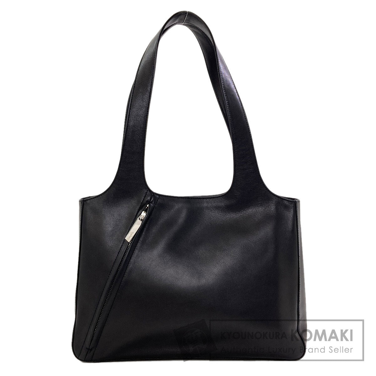 Salvatore Ferragamo Simple design Handbag Leather Ladies [Used]
