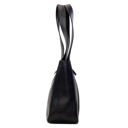 Salvatore Ferragamo Simple design Handbag Leather Ladies [Used]