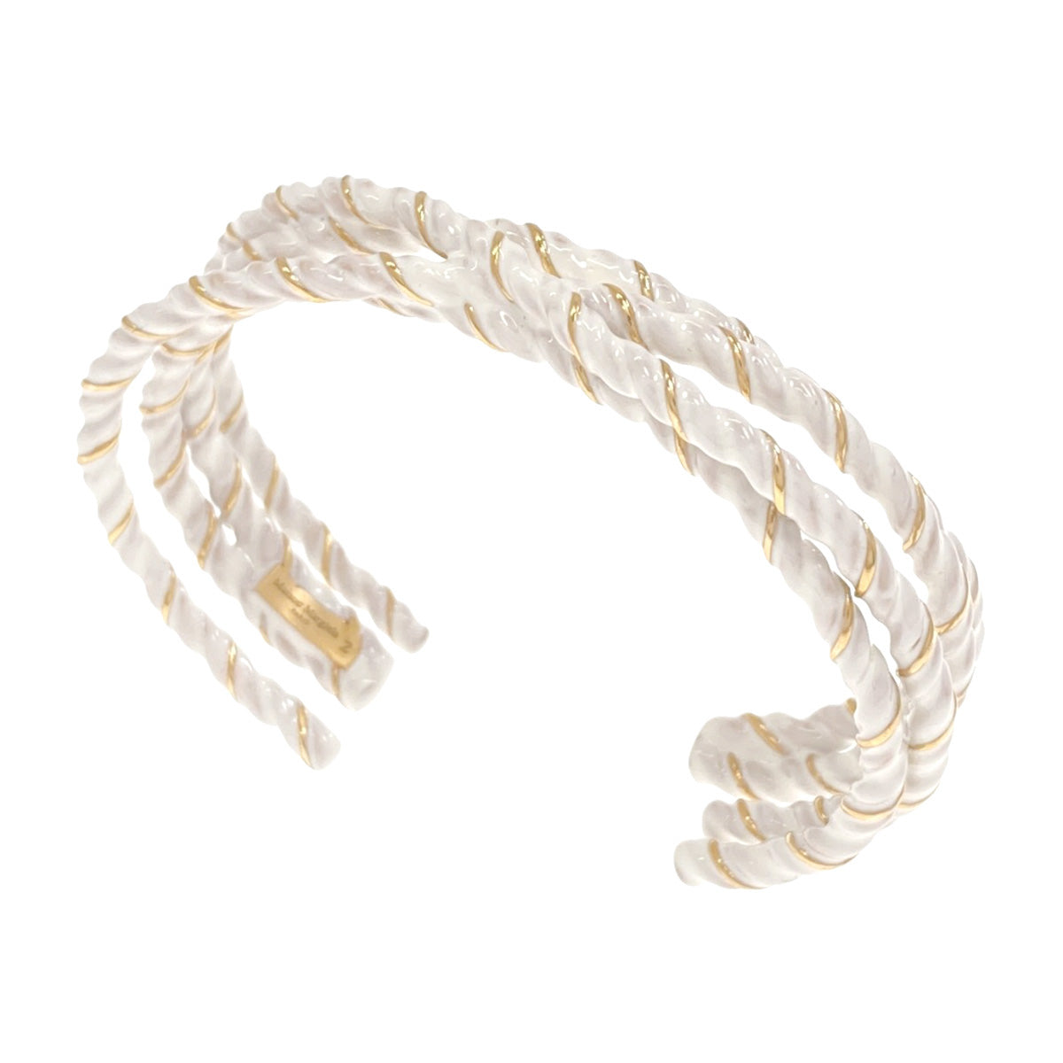 MaisonMargiela Race Rope Bangle Bracelet Brass Ladies [Used]