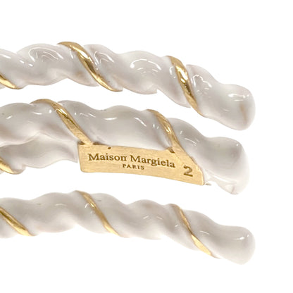MaisonMargiela Race Rope Bangle Bracelet Brass Ladies [Used]