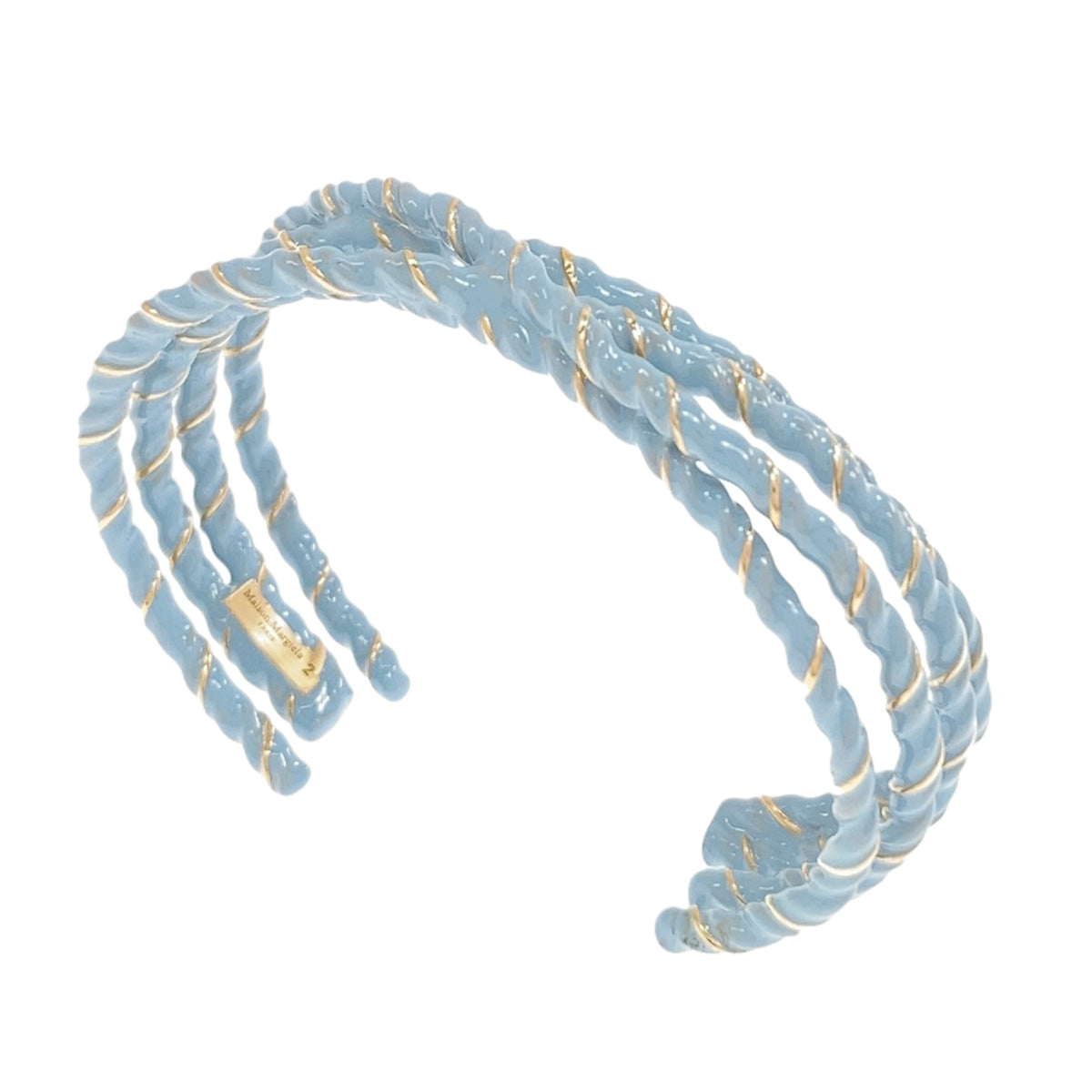 MaisonMargiela Race Rope Bangle Bracelet Brass Ladies [Used]