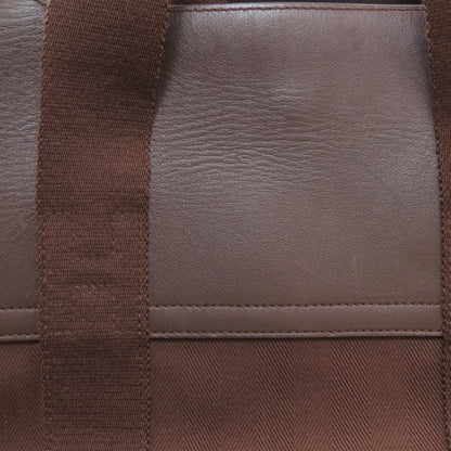 HERMES Valparaiso MM Tote Bag Towal chevron Ladies [Used]