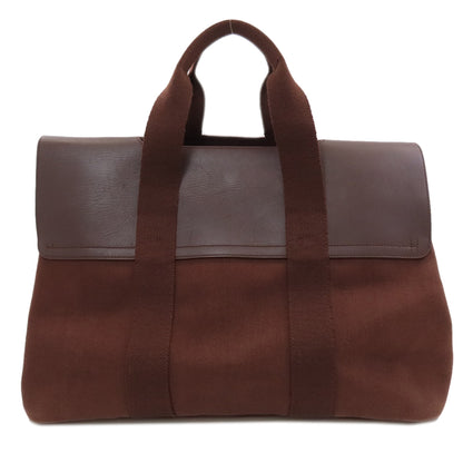 HERMES Valparaiso MM Tote Bag Towal chevron Ladies [Used]