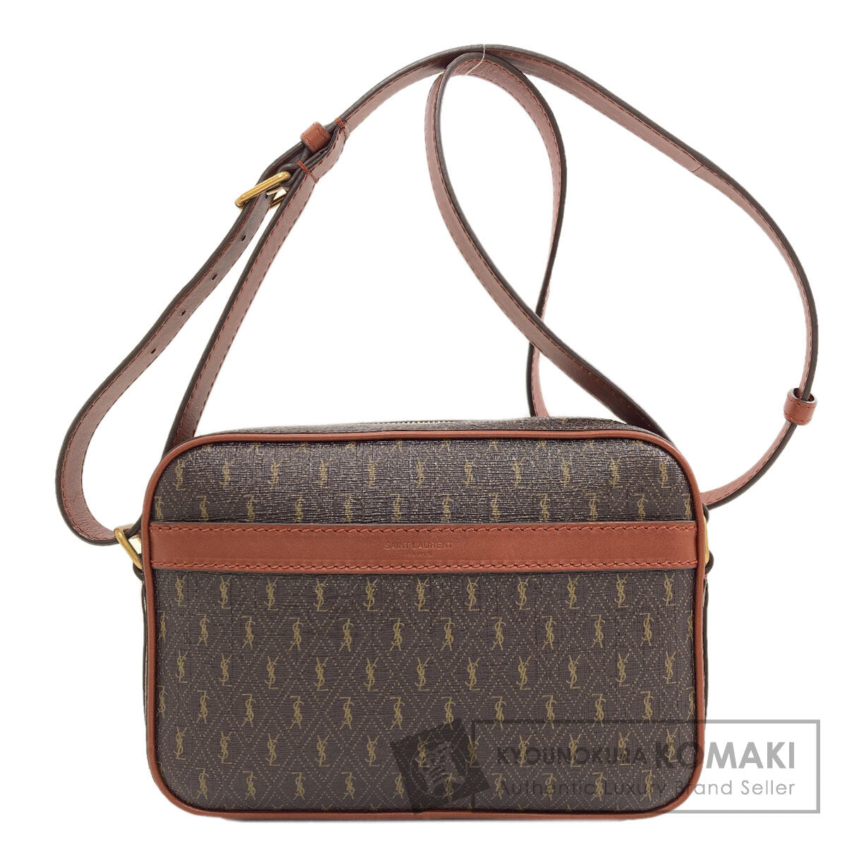 SAINT LAURENT logo Shoulder Bag PVC Ladies [Used]