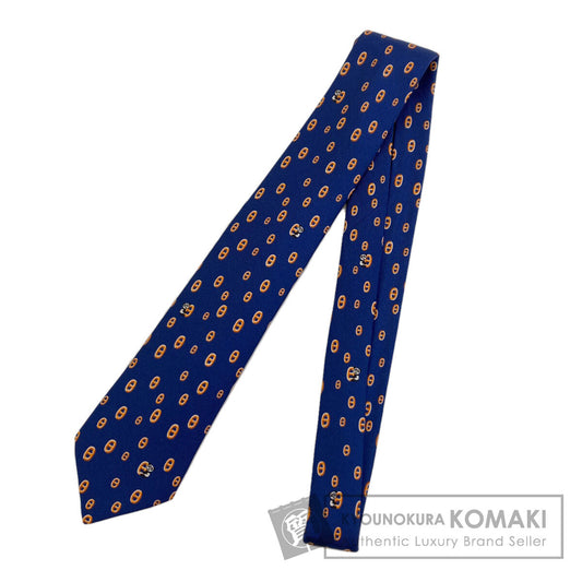 HERMES Maillon Panda tie Silk mens [Used]