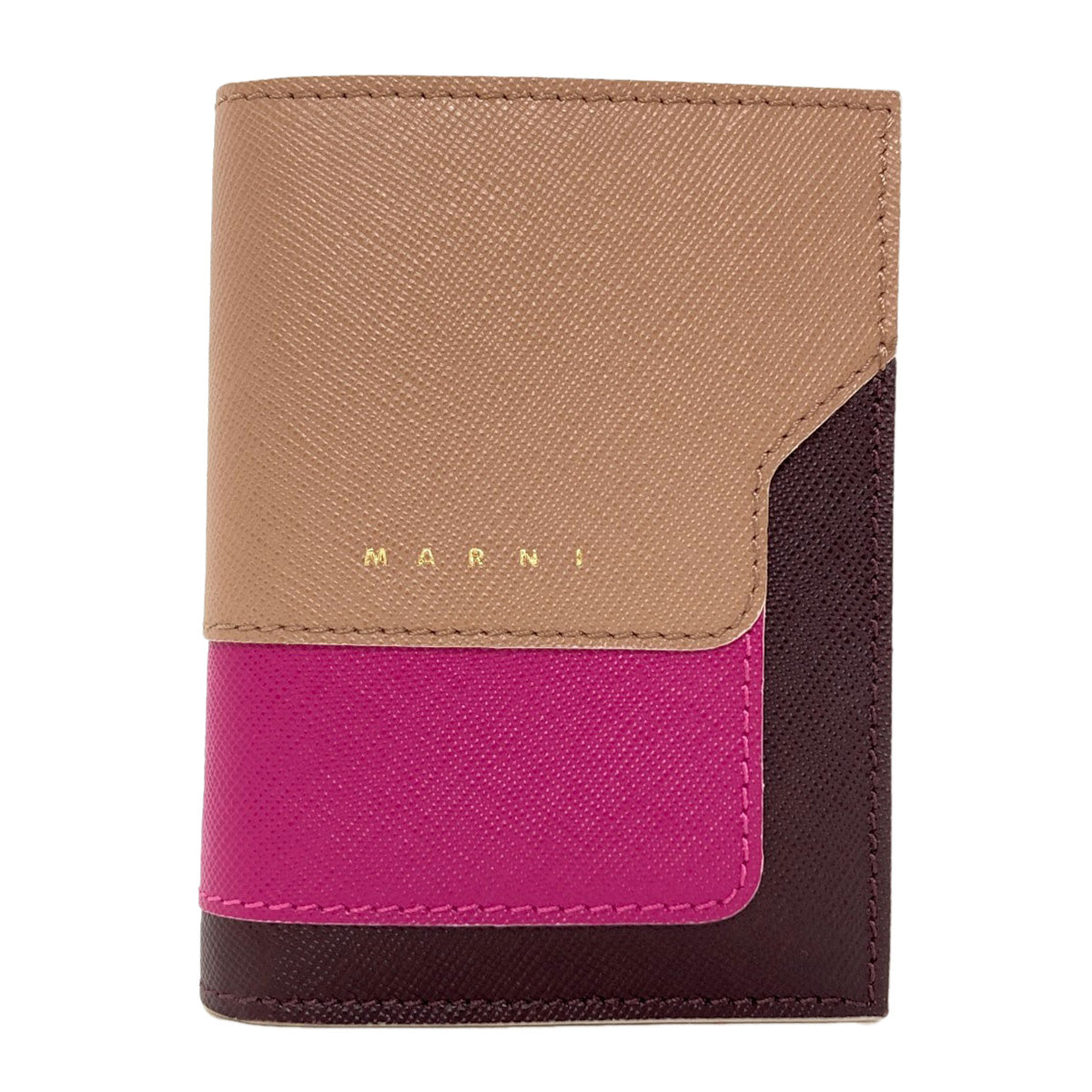 MARNI logo Bifold Wallet with Coin Pocket PVC Ladies [Used]