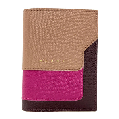 MARNI logo Bifold Wallet with Coin Pocket PVC Ladies [Used]