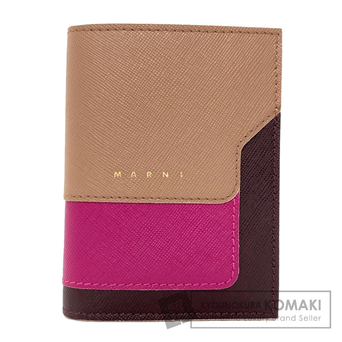 MARNI logo Bifold Wallet with Coin Pocket PVC Ladies [Used]