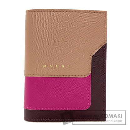 MARNI logo Bifold Wallet with Coin Pocket PVC Ladies [Used]