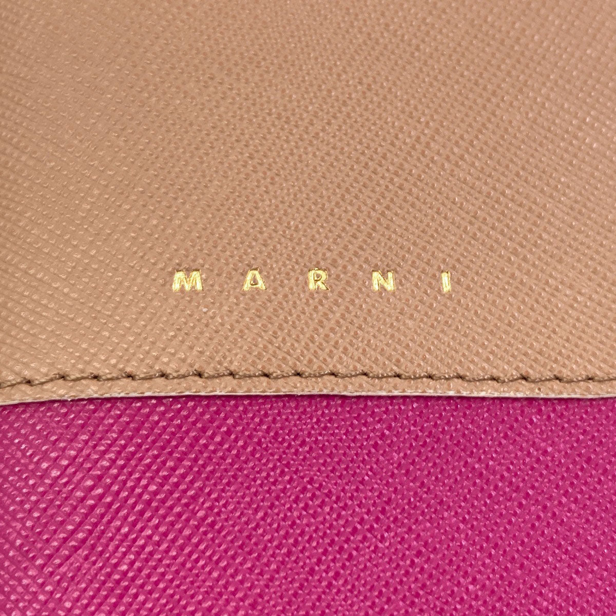 MARNI logo Bifold Wallet with Coin Pocket PVC Ladies [Used]