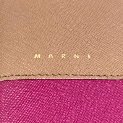 MARNI logo Bifold Wallet with Coin Pocket PVC Ladies [Used]