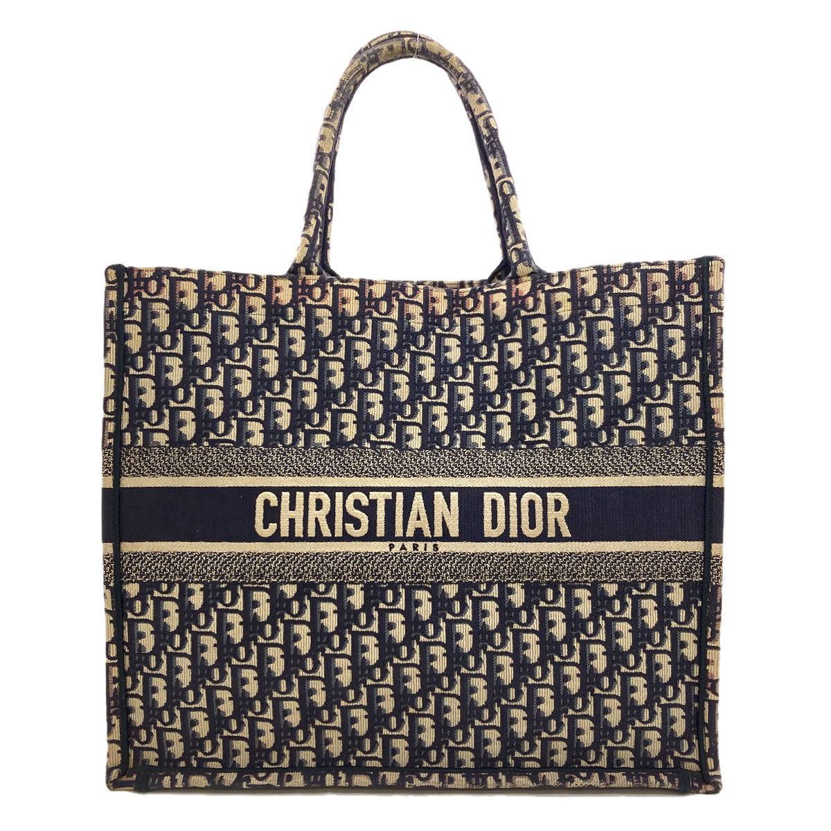 CHRISTIAN DIOR Book tote Tote Bag Canvas Ladies [Used]