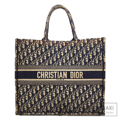 CHRISTIAN DIOR Book tote Tote Bag Canvas Ladies [Used]
