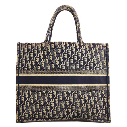 CHRISTIAN DIOR Book tote Tote Bag Canvas Ladies [Used]