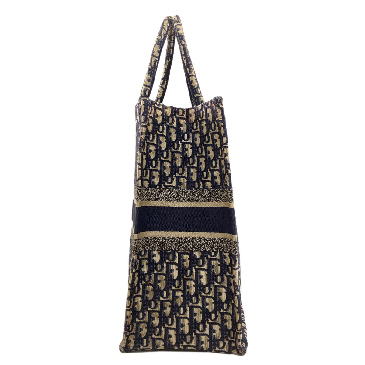 CHRISTIAN DIOR Book tote Tote Bag Canvas Ladies [Used]