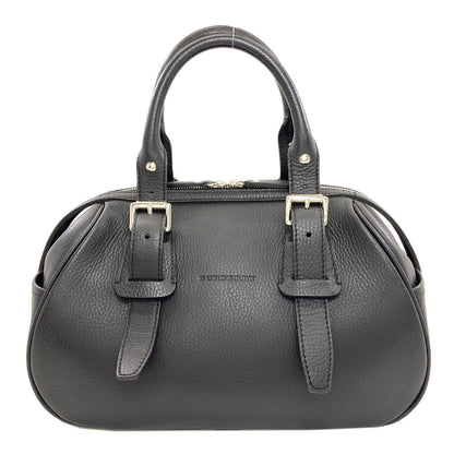 BURBERRY logo Handbag Leather Ladies [Used]