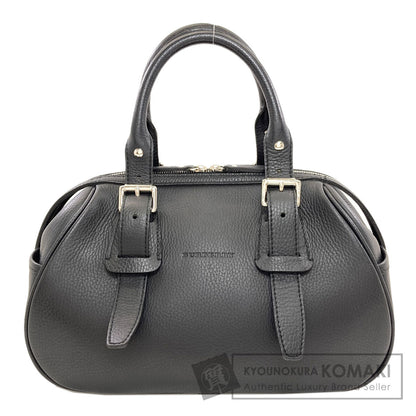BURBERRY logo Handbag Leather Ladies [Used]